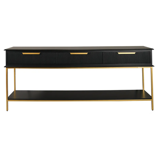 Amy Console Table - Large Black