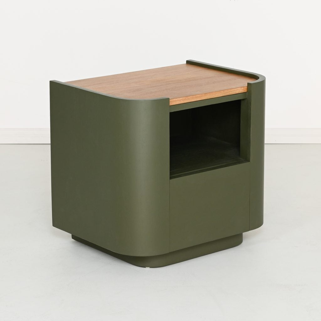 Luppa Bedside Table - Green