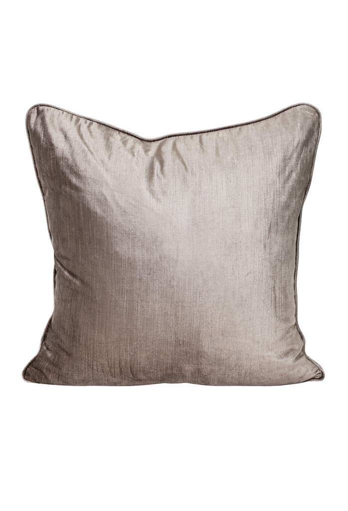Coco Piped Cushion - Vintage Pebble