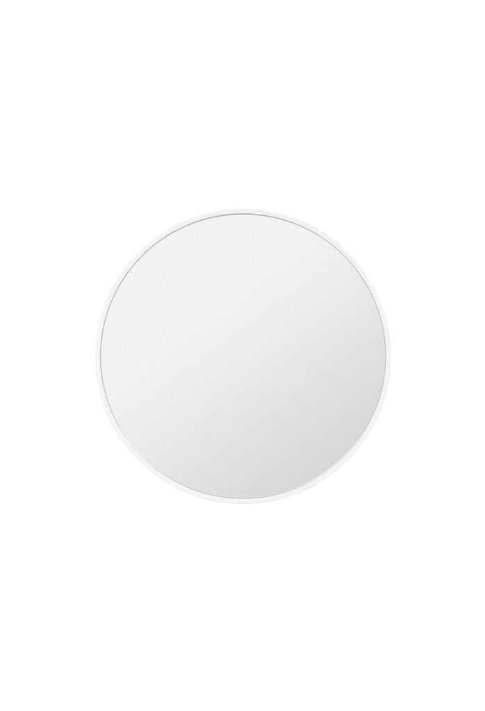 Belinda Round Mirror White Gloss