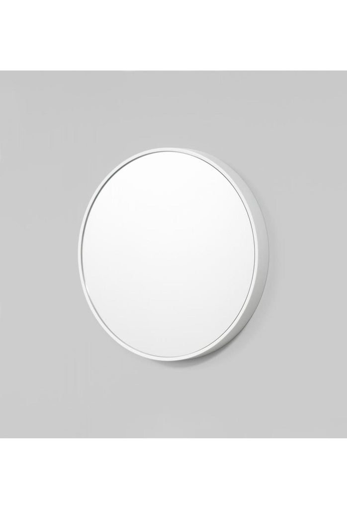 Belinda Round Mirror White Gloss
