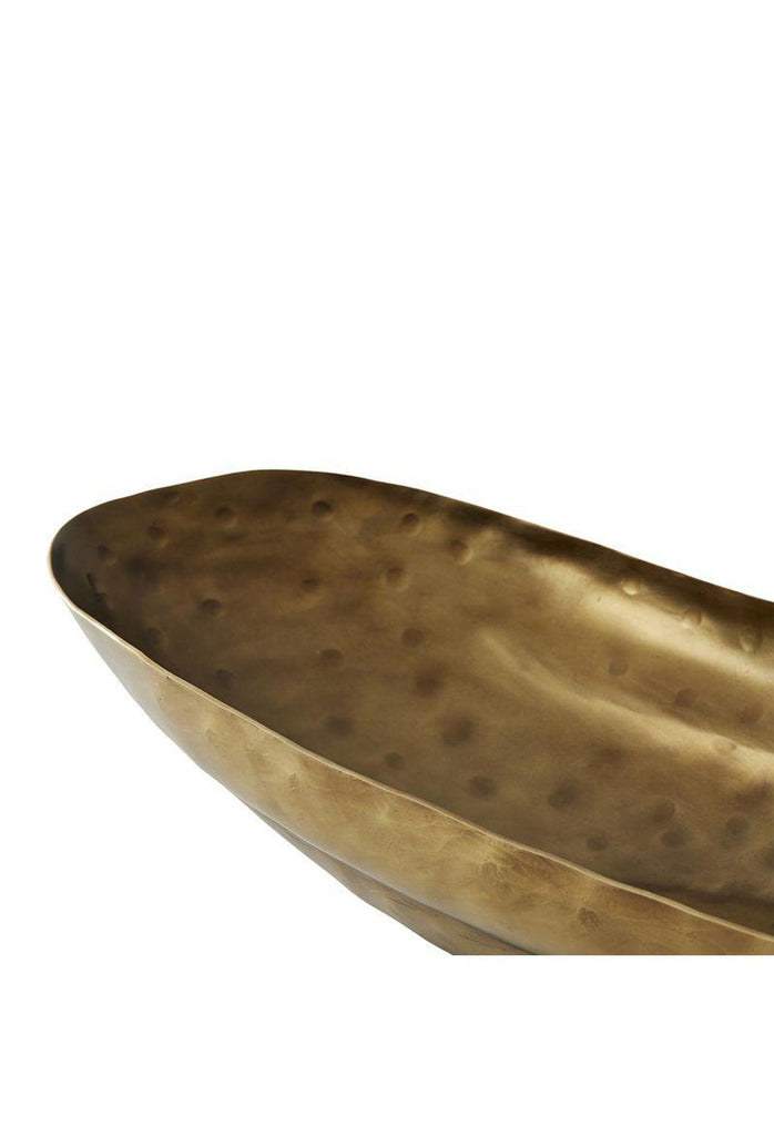 Elsa Oval Dish Large - Antique Brass