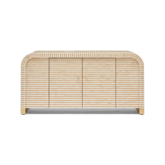 Hugo Bone Inlay Sideboard Almond