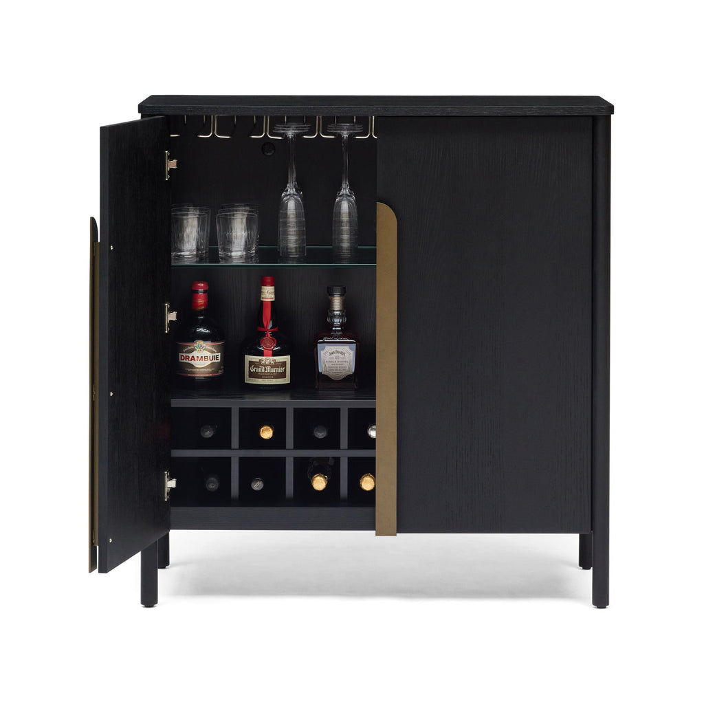 Hemky Bar Cabinet Black