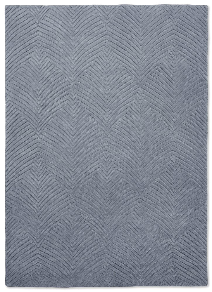 Wedge Textured Cool Grey Rug