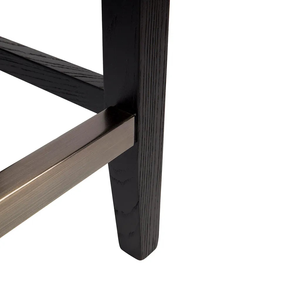 Candyce Black Bar Stool - Zebra