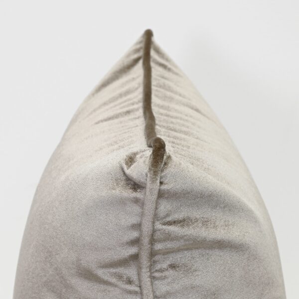 Coco Piped Cushion - Coffee Self Piped