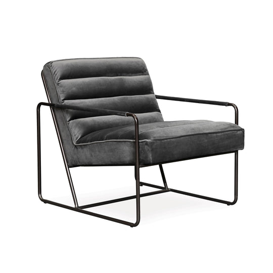Carmen Chair – Charcoal – Gun Black Frame