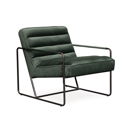 Carmen Chair – Olive – Gun Black Frame