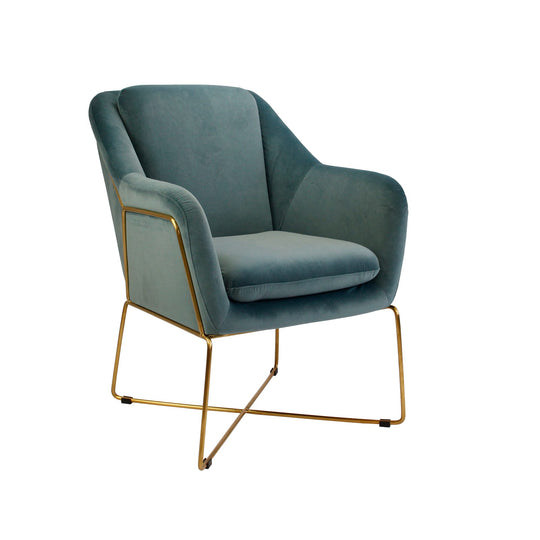 Marco Armchair – Steel Blue