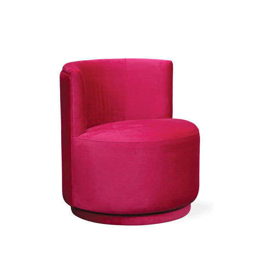 Channel Petit Swivel Chair - Hot Pink