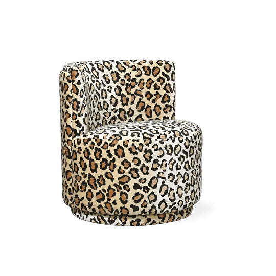 Pascal Swivel Chair – Leopard