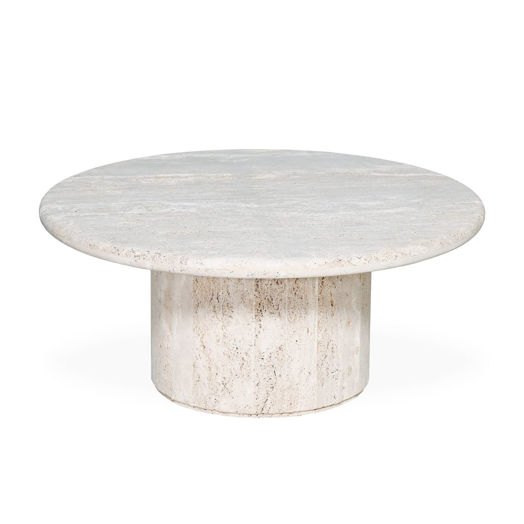 Gareth Coffee Table Large - Light Travertine