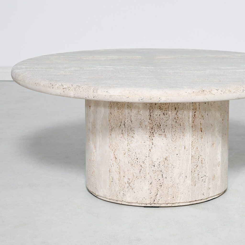 Gareth Coffee Table Large - Light Travertine