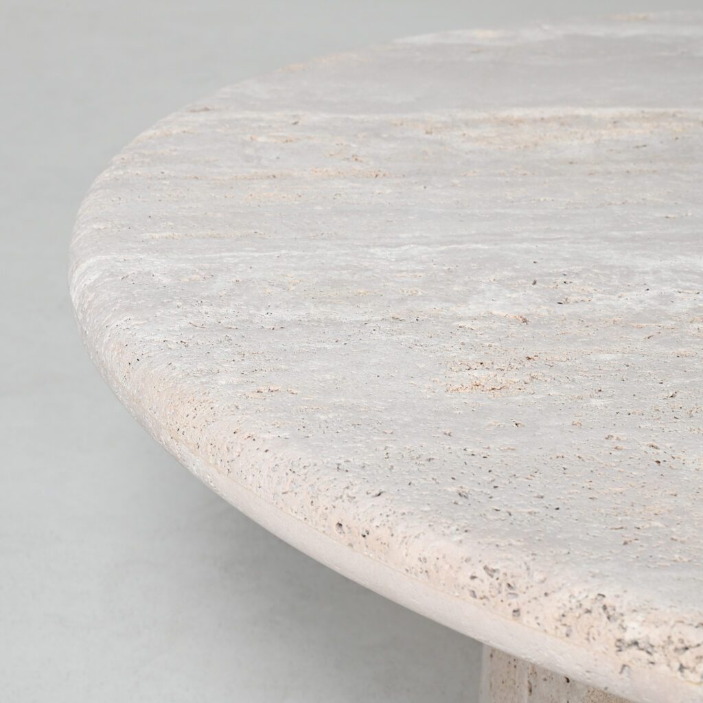 Gareth Coffee Table Large - Light Travertine