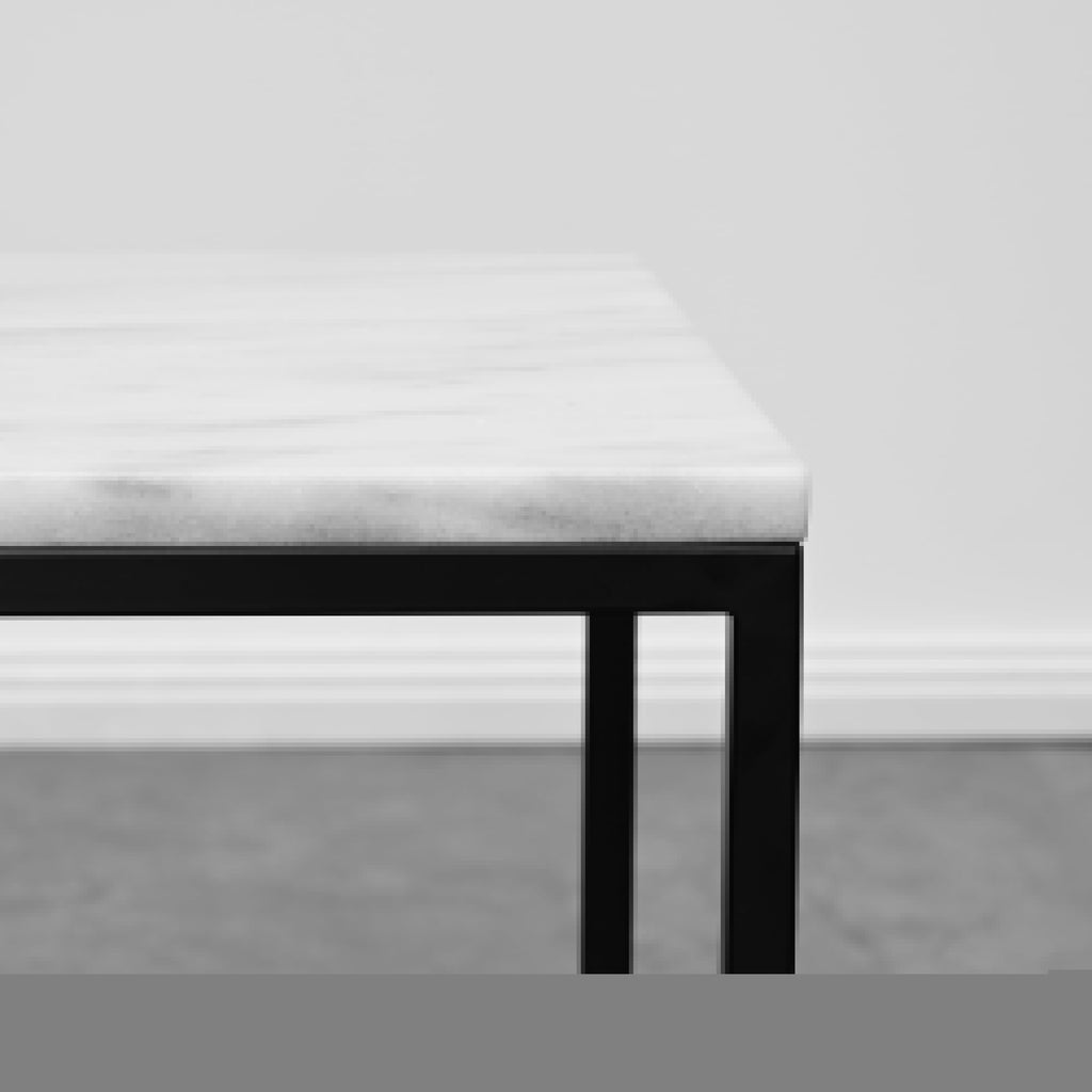 REN SIDE TABLE SMALL – WHITE MARBLE