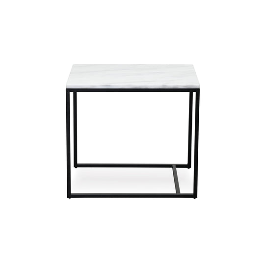 REN SIDE TABLE MEDIUM – WHITE MARBLE