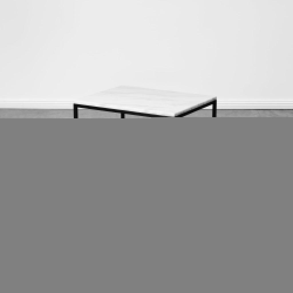 RENO SIDE TABLE MEDIUM – WHITE MARBLE