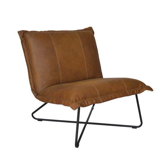 Xavier Occasional Chair – Cognac Leather