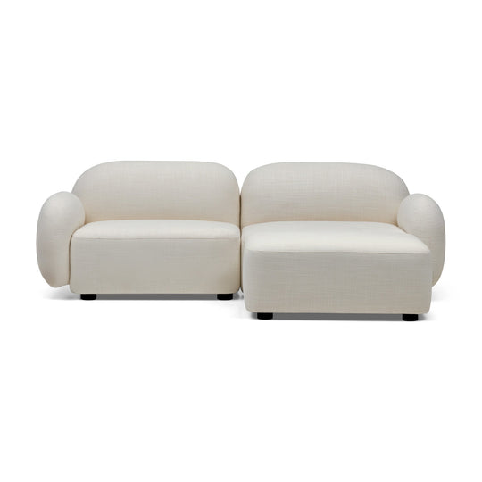 Oslo Modular Sofa Frosted Ivory 2 Seat Right