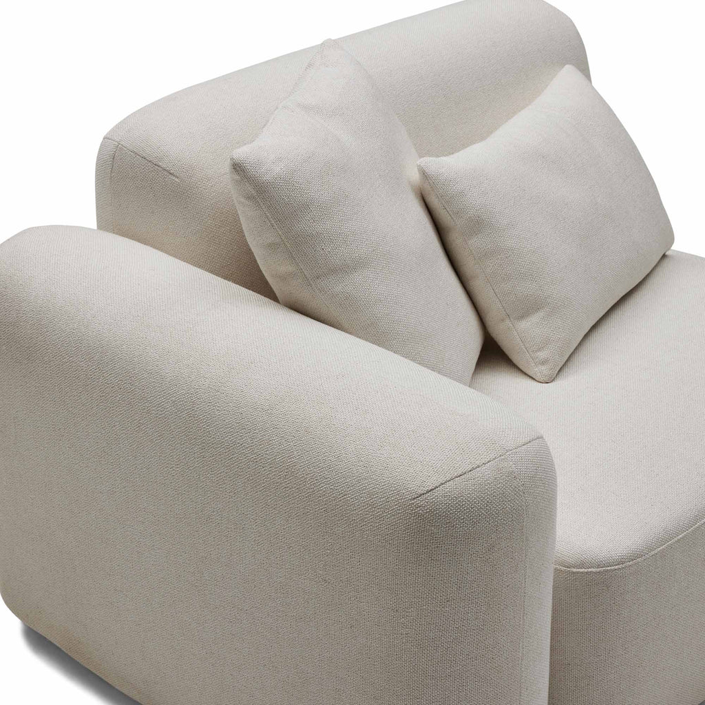 Pascal Modular Sofa Ivory White 3 Seat
