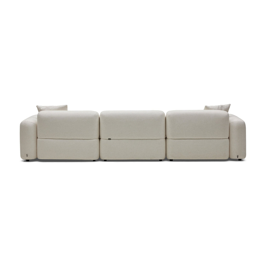 Pascal Modular Sofa Ivory White 3 Seat Right