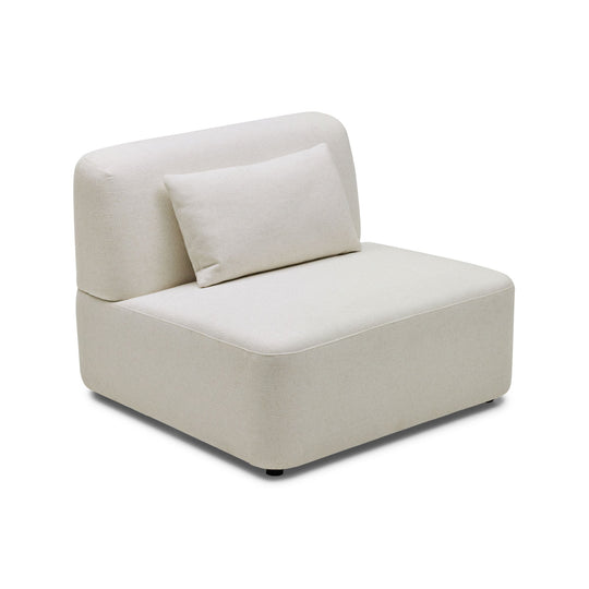 Pascal Sofa Chair Ivory White