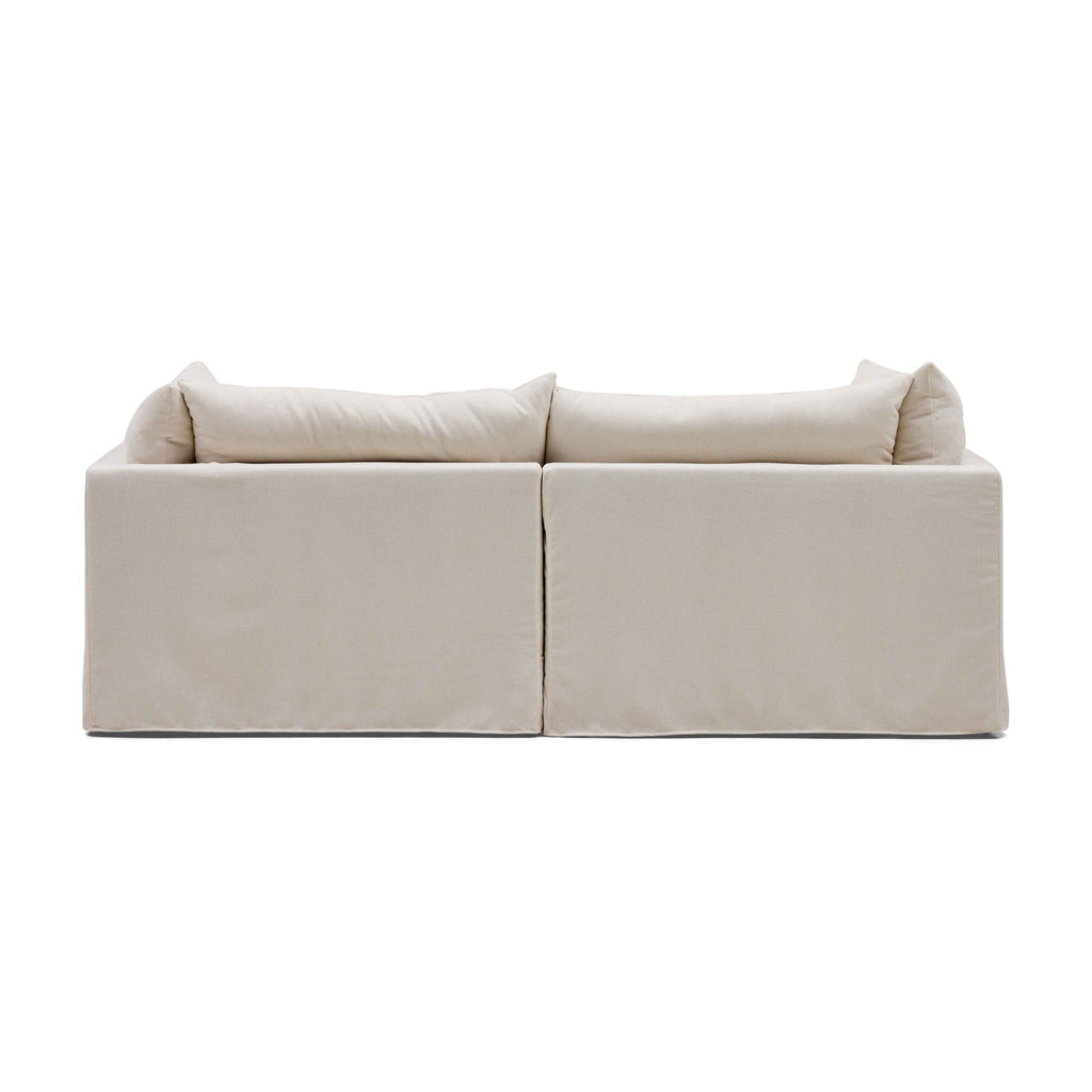 Mia Modular Sofa Warm Ivory 2 Seat Right Chaise