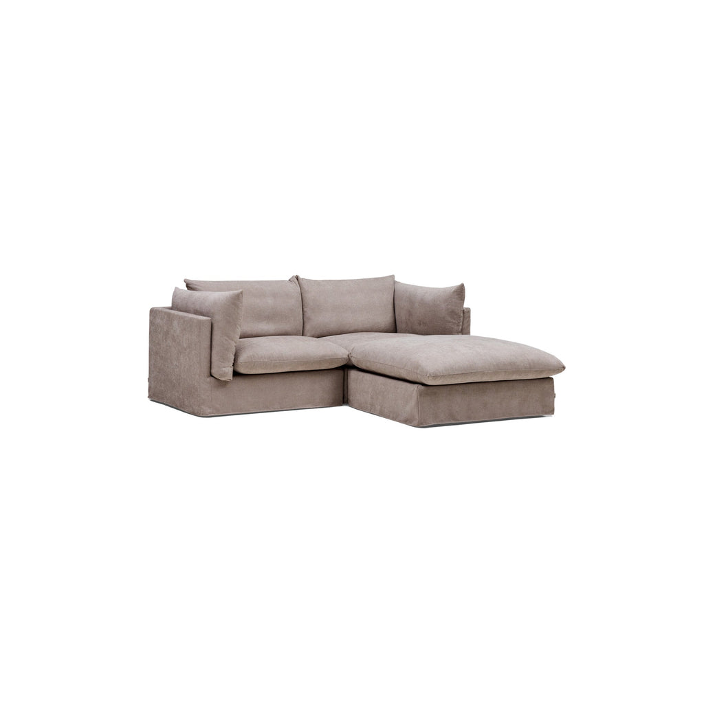 Mia Modular Sofa Oatmeal 2 Seat Right