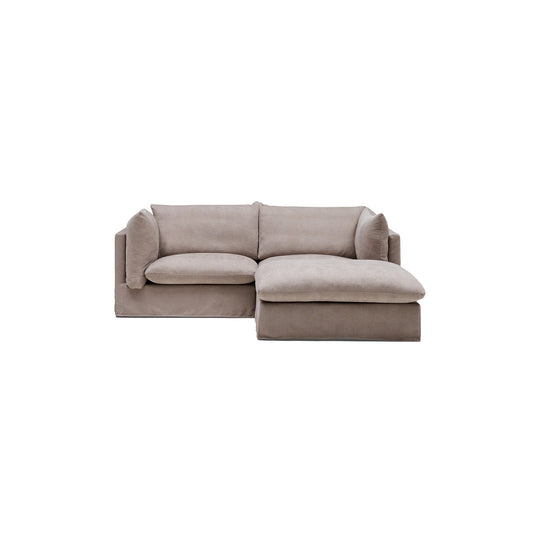 Mia Modular Sofa Oatmeal 2 Seat Right
