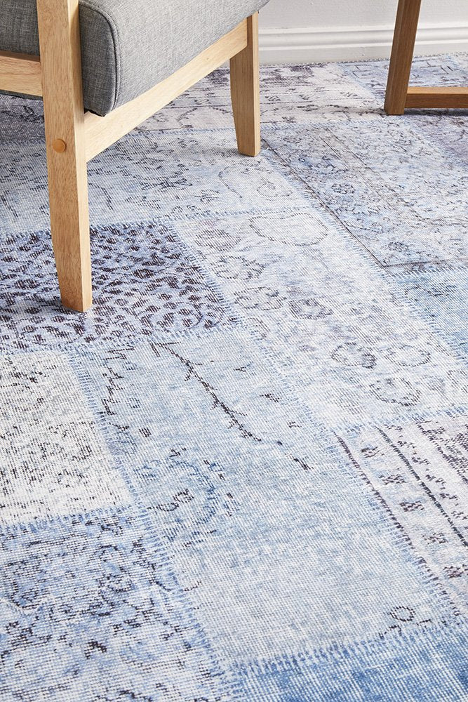 Iridescent Denim Rug