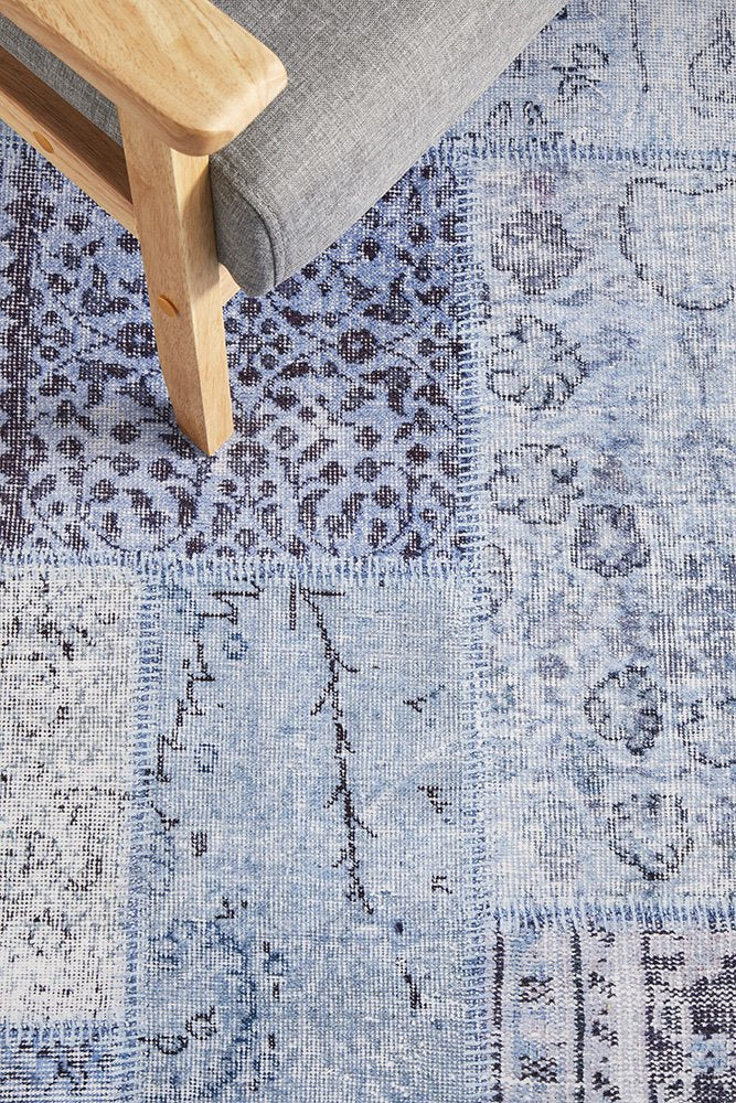 Iridescent Denim Rug