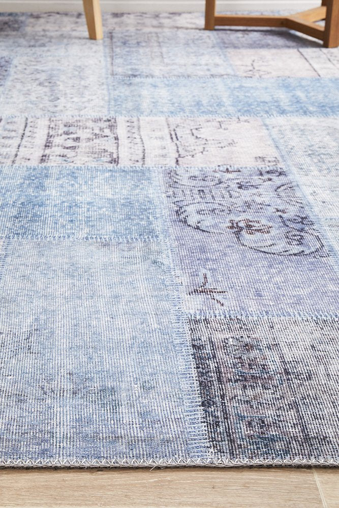 Iridescent Denim Rug