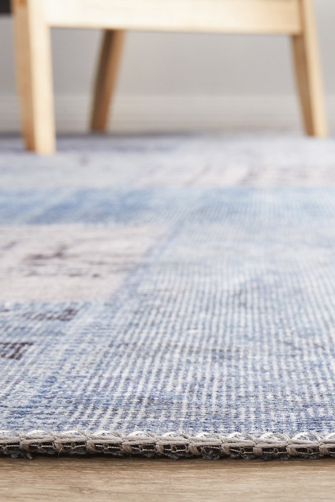 Iridescent Denim Rug