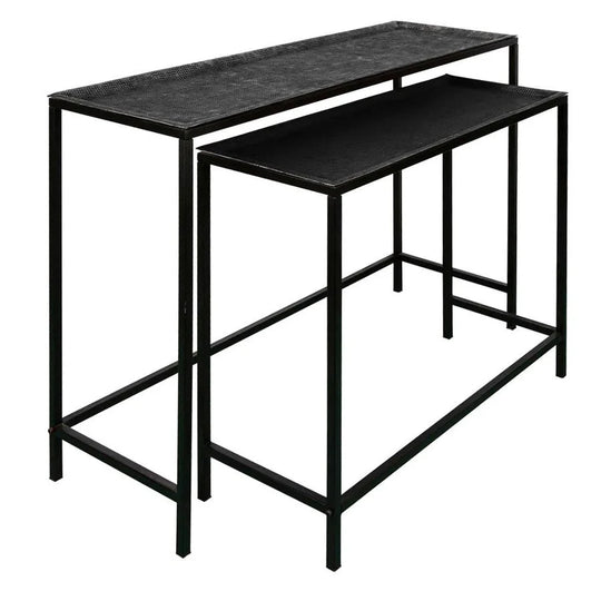 Nada Console Set of 2 - Black