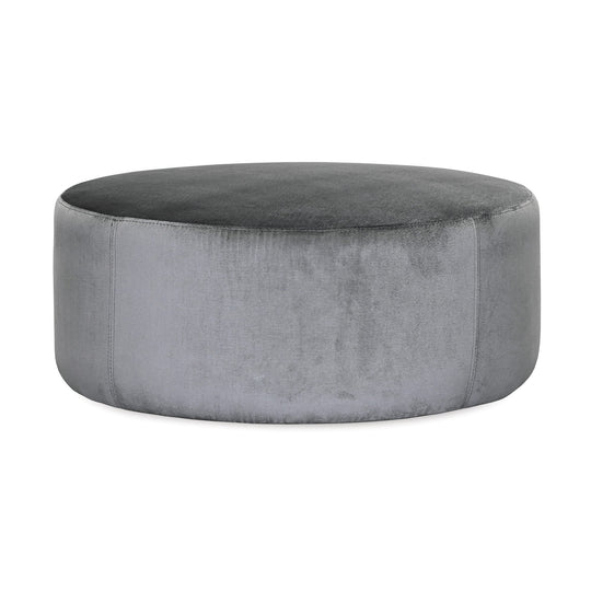 Sohna Velvet Ottoman Large - Christian Grey (Sale)