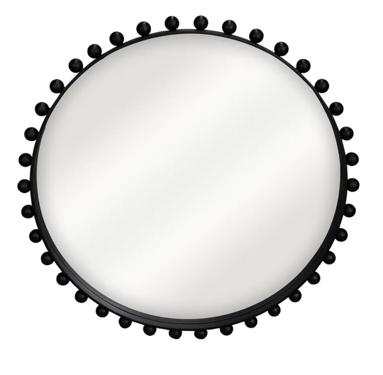 Bircher Round Wall Mirror - Black
