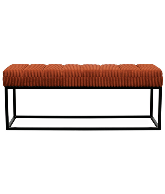 Fabio Ottoman - Burnt Orange Cord (Sale)