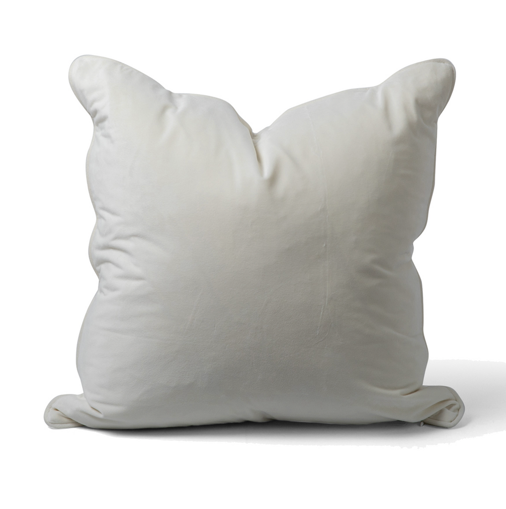 Cara Luxurious Cushion - Ivory