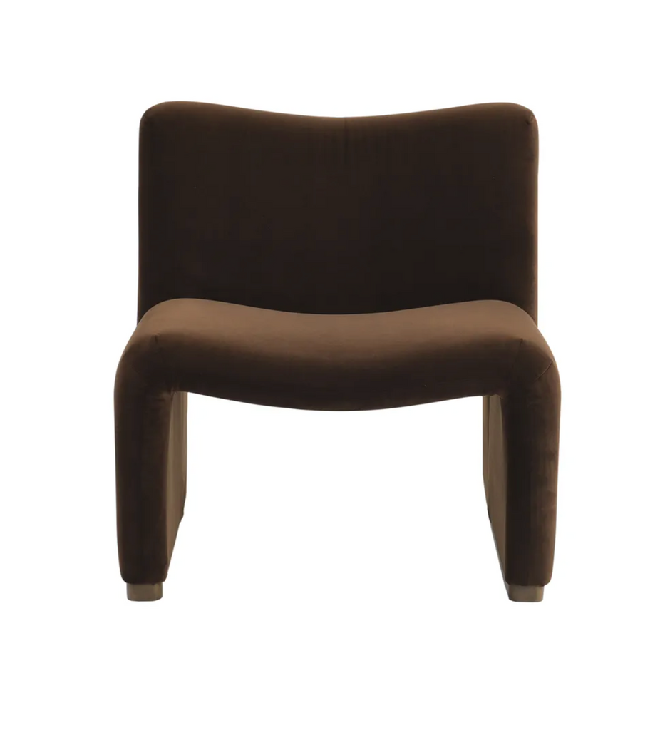 Bea Occasional Chair - Dark Chocolate Velvet