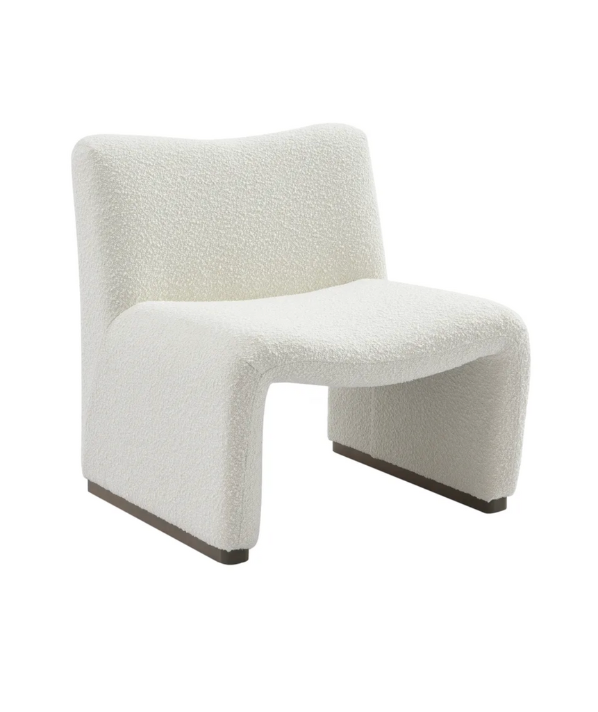 Bea Occasional Chair - White Boucle