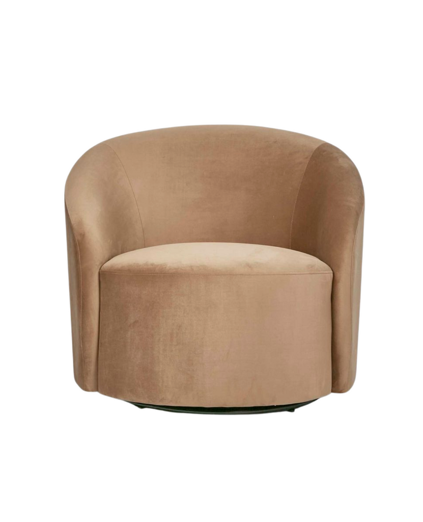 Sara Swivel Chair Toffee