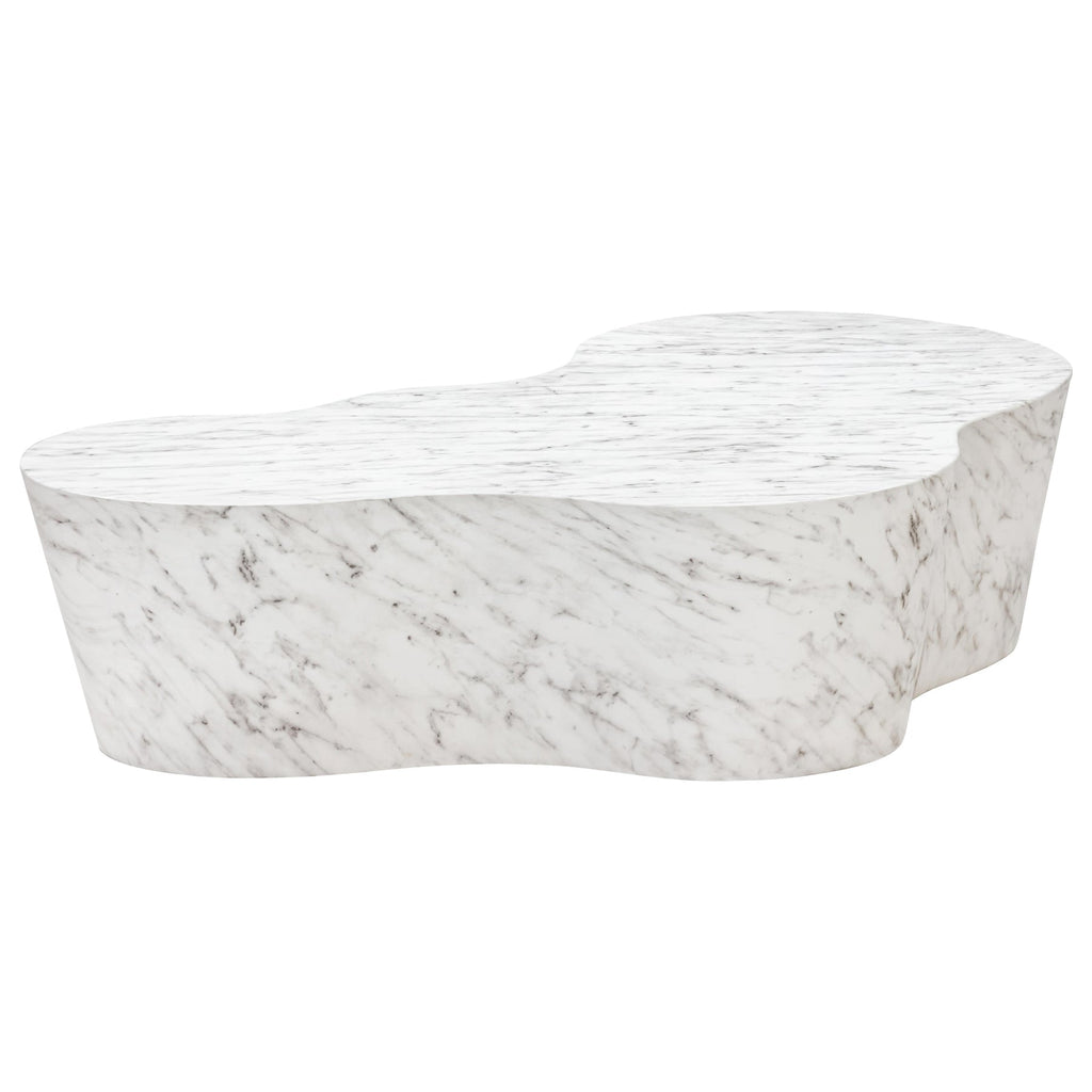 Waylen Coffee Table Marble Finish