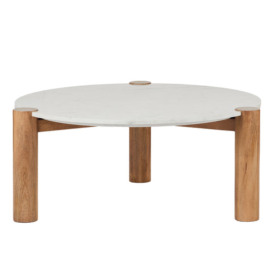 Ulu Coffee Table White & Oak