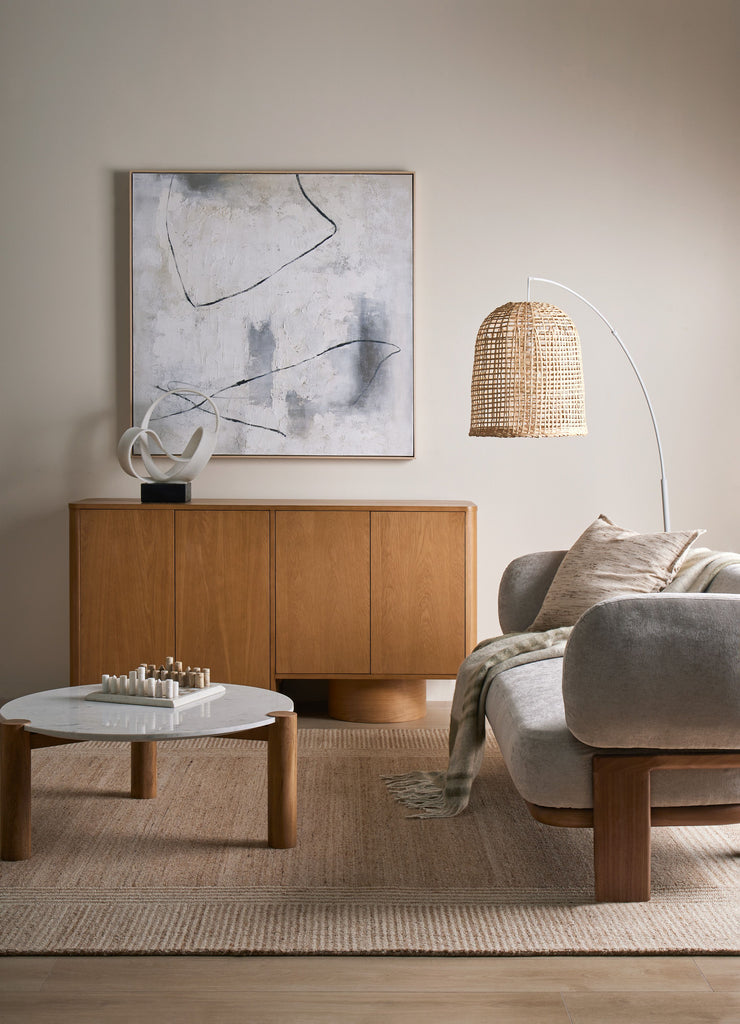 Ulu Coffee Table White & Oak