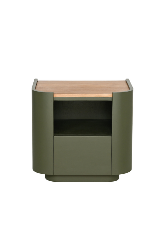 Luppa Bedside Table - Green