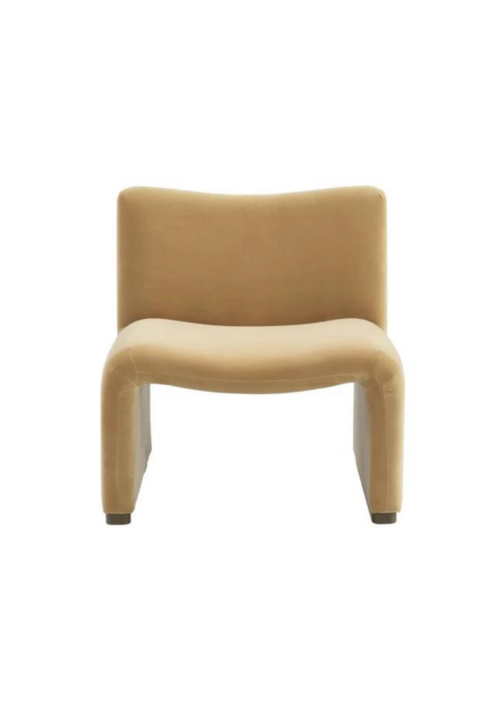 Bea Occasional Chair - Ochre Velvet