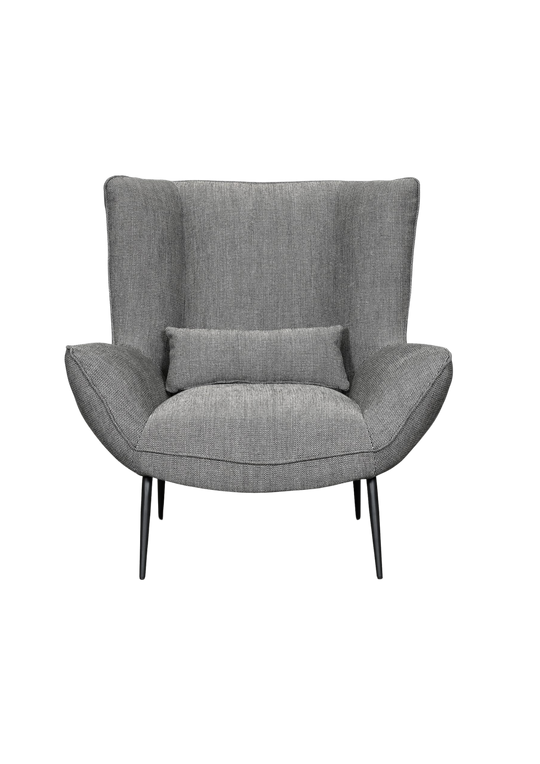 Enze Armchair - Black Tan Knit