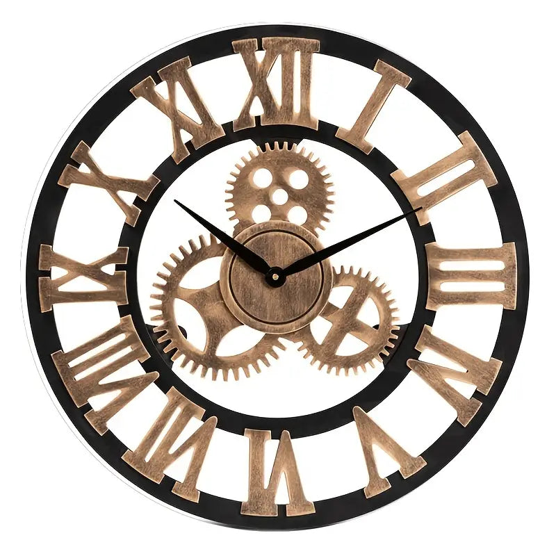 Silent Luxurious Rotary Gears Wall Clock