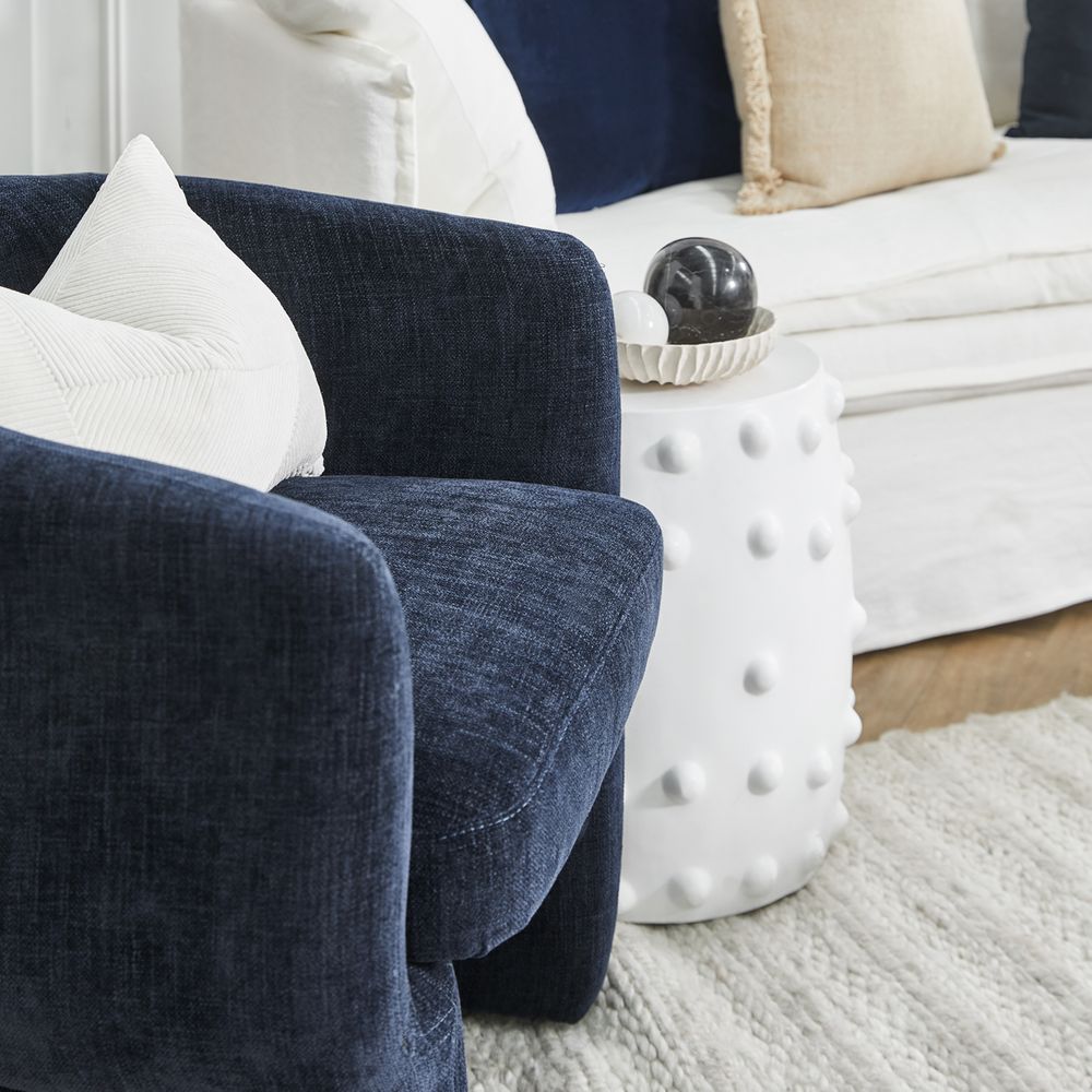 Avesta Arm Chair - Indigo Chenille